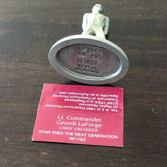 Set of 7 Star Trek: The Next Generation Pewter Characters - Picture 16 of 16